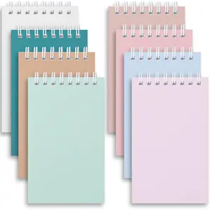 Small Notebooks,3x5 Pocket Spiral Notepads With Lined Pages  Perfect Mini Notebook to Stay Organized and Boost Productivity at Work or School (8, Cute Colors)