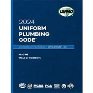 2024 Uniform Plumbing Code Soft Cover w/Tabs IAPMO/ANSI UPC 1