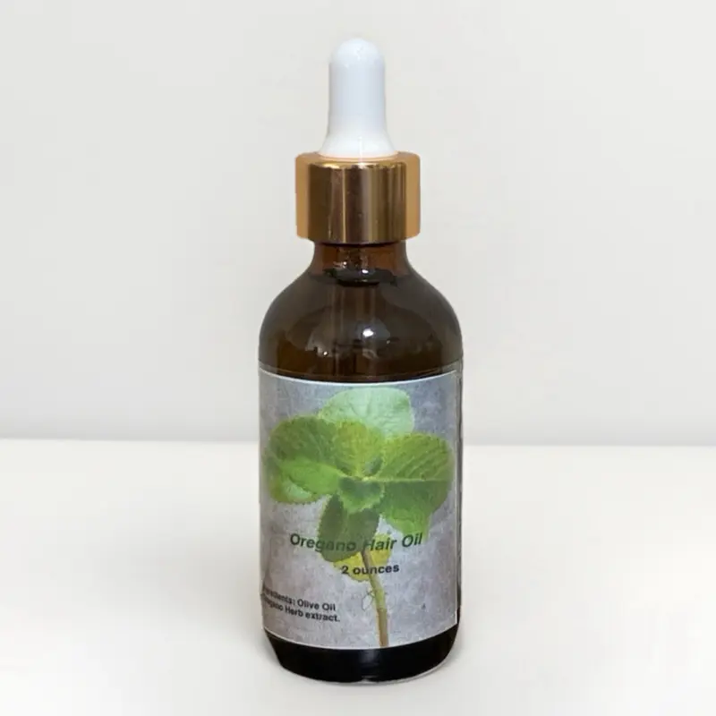 Oregano Hair Oil for Type 4C 4B Hair 2 Ounces Natural Care Formula
