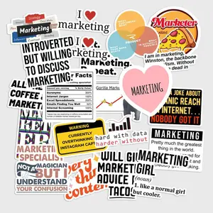 Sticker Pack 20 pcs Marketing Strategy Stickers, Business Creative Vinyl Decals