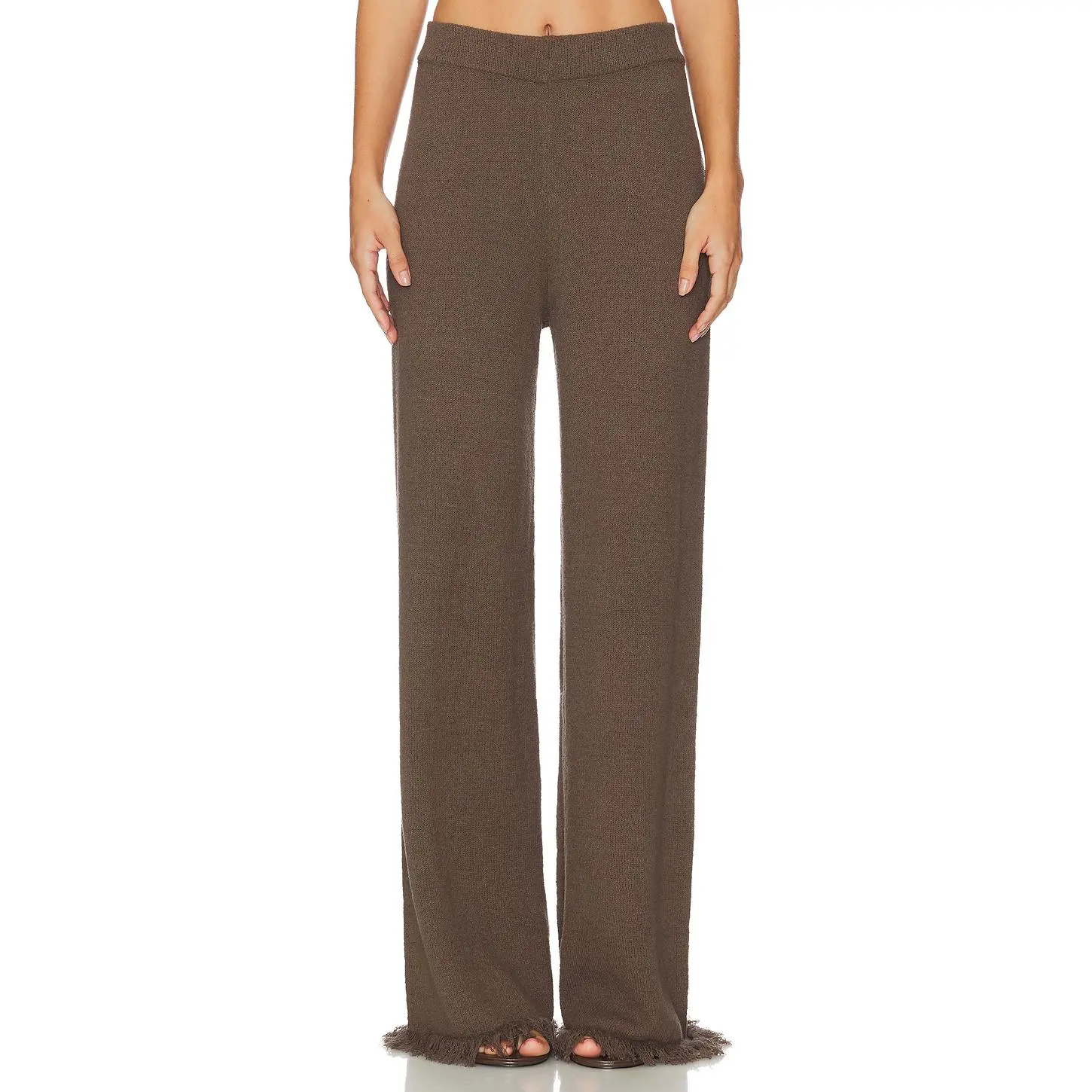 SNDYS Skyler Knit Pant in Chocolate