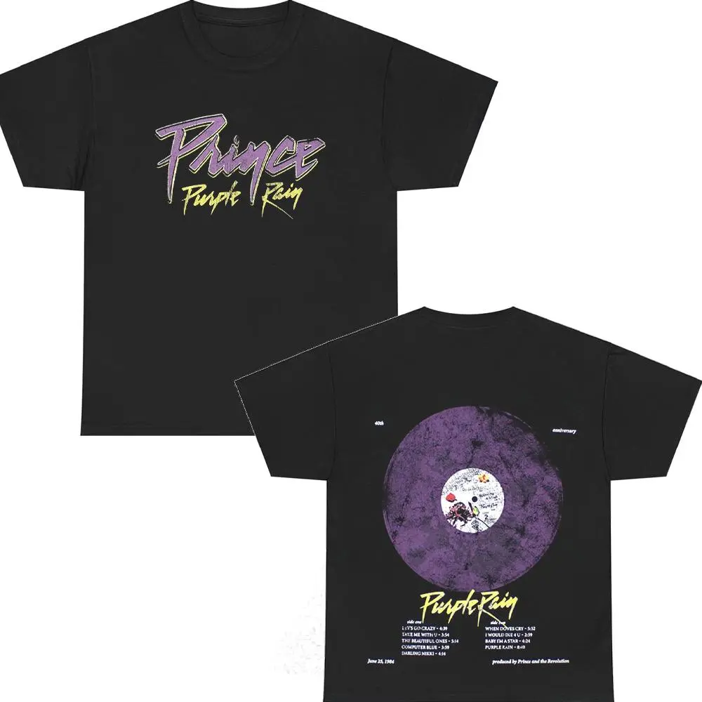Prince Purple Rain Vintage T Shirt Raspberry Beret Fan Gift Collection XY270708
