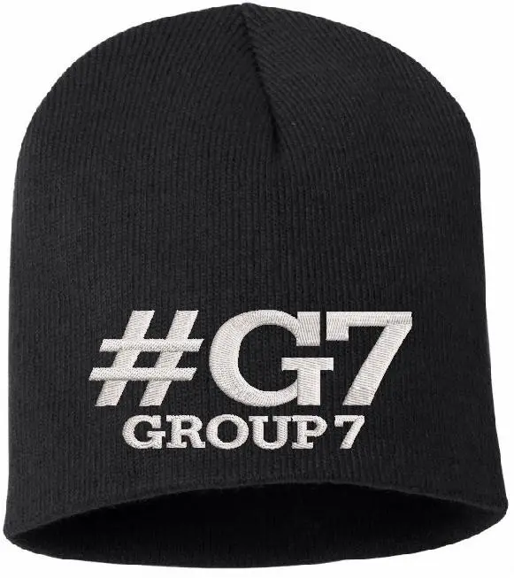 G7 Group 7 Black Beanie