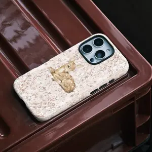 Retro Warm Deer 2-in-1 Phone Case, Protective Cover for iPhone 11 12 13 14 15 16 17 Pro Max Pro Plus, Compatible with Samsung Galaxy S25 S24 S23 Ultra
