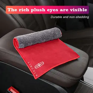 Microfiber Towel Car Cleaning Care Accessories For Lincoln Navigator Continental Nautilus Aviator MKZ MKX MKC MKT MKS Corsair Mark E