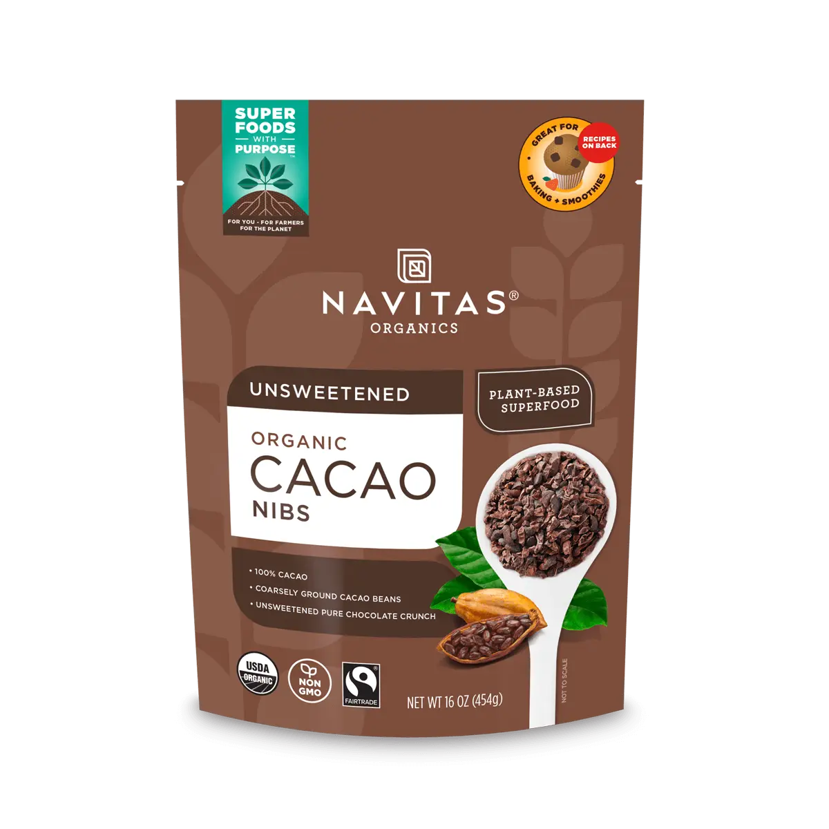 Cacao Nibs: 16 oz