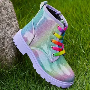 Girls' Fashion Boots Children's Sport Boots Outdoor Boots Girls' Mid length Boots Thickened Boys' Boots