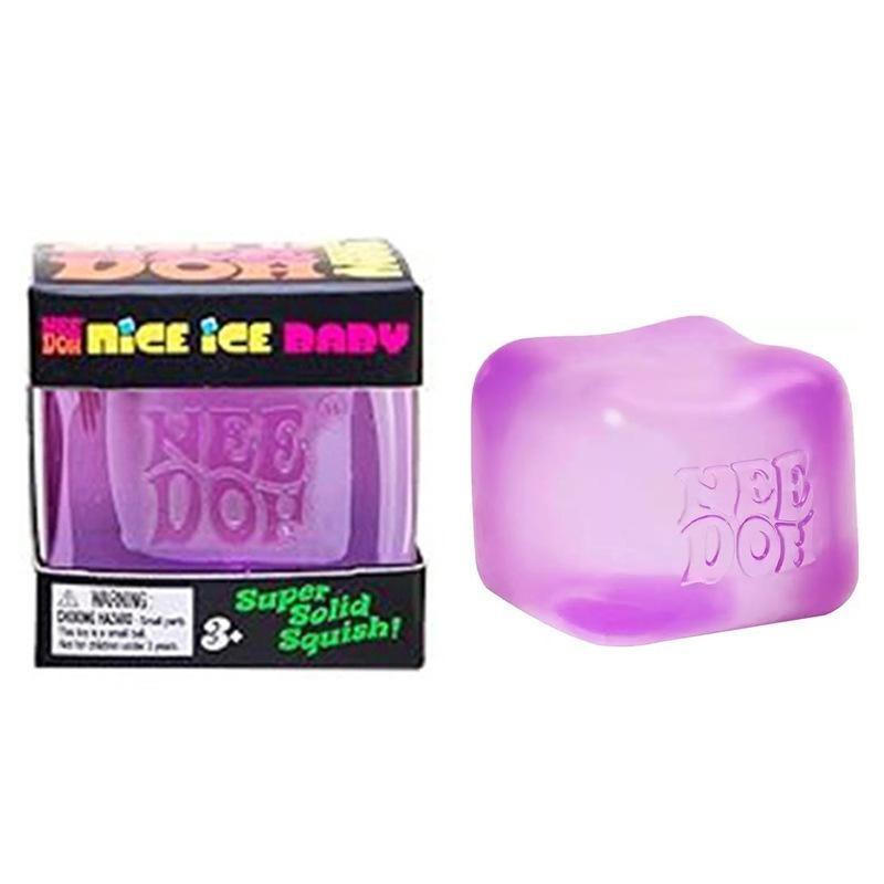 Stress Relief Sensory Toy,  Nice Cube Squeeze Plaything, Ice Candy Block Design, Ideal For Anxiety & Stress Management