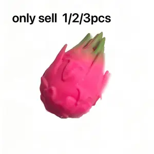 Anxiety Squishies, Fidget Cube Stress ReliefD, ragon Fruit Squishy Stress Relief Toy, Realistic Fidget Stress Relief Squeeze for Adults, Party Favors, Birthday Gifts & Classroom Decor, Stress Relief Decoration