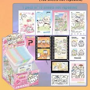Random Anime Photo Card Blind Box, Single Pack, 1 Pack of 10 Cards, Cute Cat and Rabbit Cards, Perfect for Collection or Gift, Cute Characters