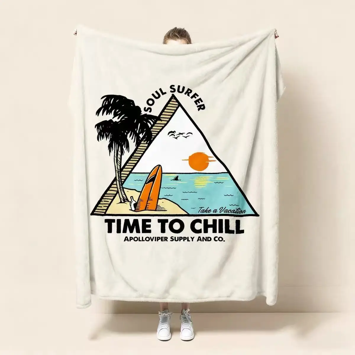 Customized Cotton All-Seasons Mini Blanket - Portable Machine-Wash Office Nap Shawl, Modern Knee Cover for Students