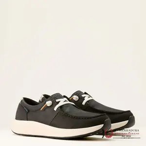 ARIAT WOMENS BUCKEYE SATIN BLACK SHOES-10054317