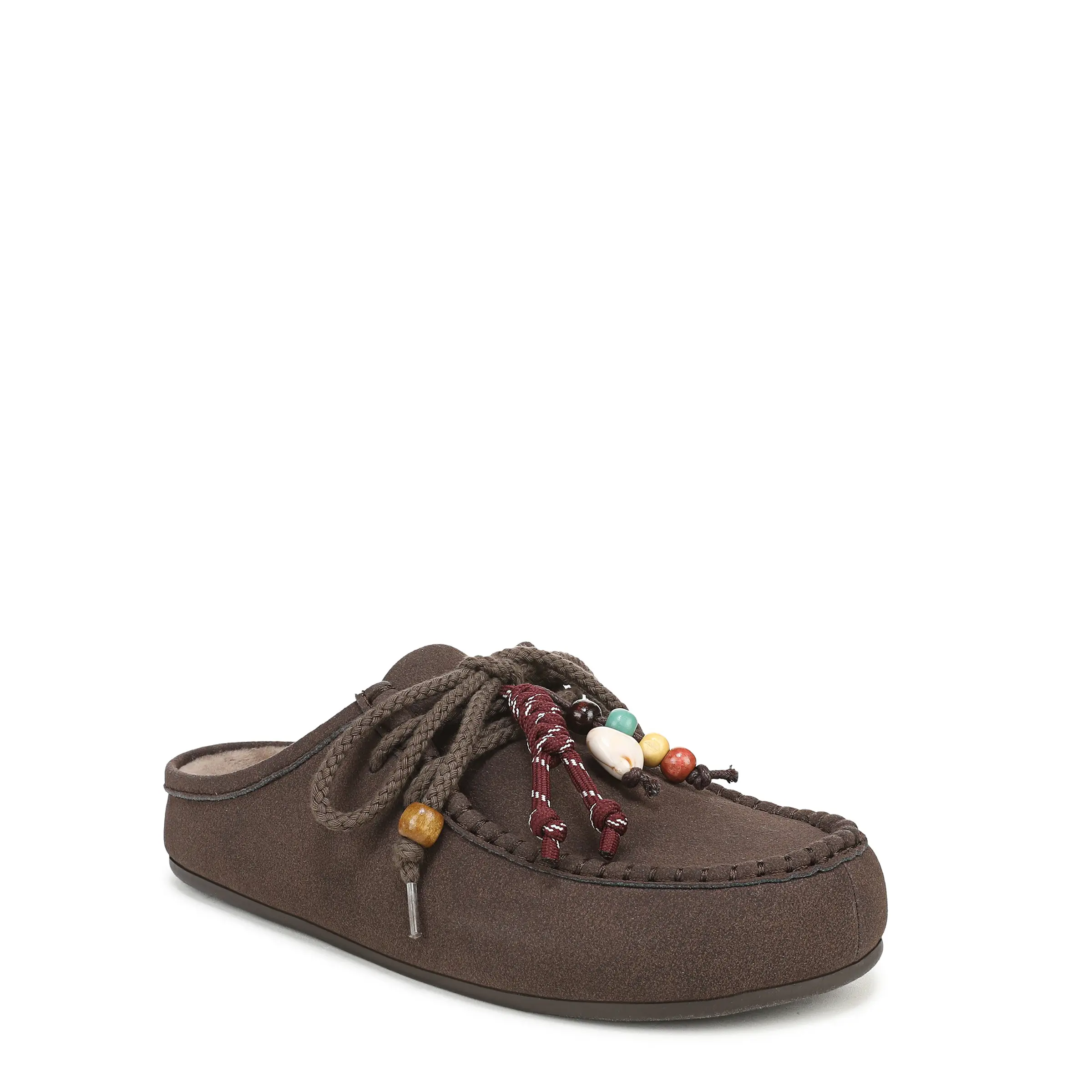 Blowfish Malibu Womens Cairo Mule, Shoe, Footwear, Suede, Platform, Womens Shoes, Round Toe, Casual Wear, Slip On, Beaded Clogs Mules