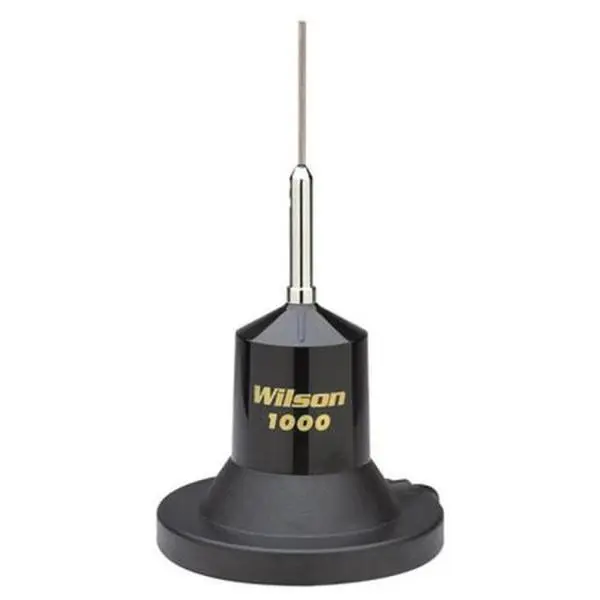 Wilson 1000 Magnetic Mount CB Radio Antenna 3000W 26-30MHz with 62" Stainless Steel Whip & 17ft Coax Cable PL-259