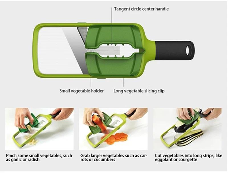 2026 New Product Multifunctional Vegetable Cutter Fruit Slicer Grater Magic Kitchen Household Slicer Convenient And Fast