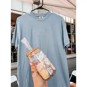 Seashell Glass Can