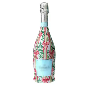 Beau Bottles Bows of Joy - Decorative Bottle Wrap