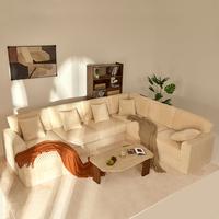 White--Left Facing Chaise