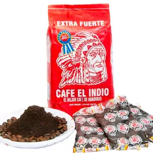 El Indio Extra Fuerte 5 Bolsitas de Coffee   Premium Honduran Ground Coffee for Intense Flavor