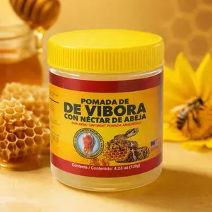 Pomada de Veneno de Víbora con Néctar de Abeja – Crema Tópica Extra Fuerte para Masaje y Alivio Corporal 120g