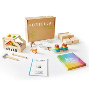 Fortella Go Grow Box 13-15M, Montessori-Inspired Toys for Babies and Toddlers