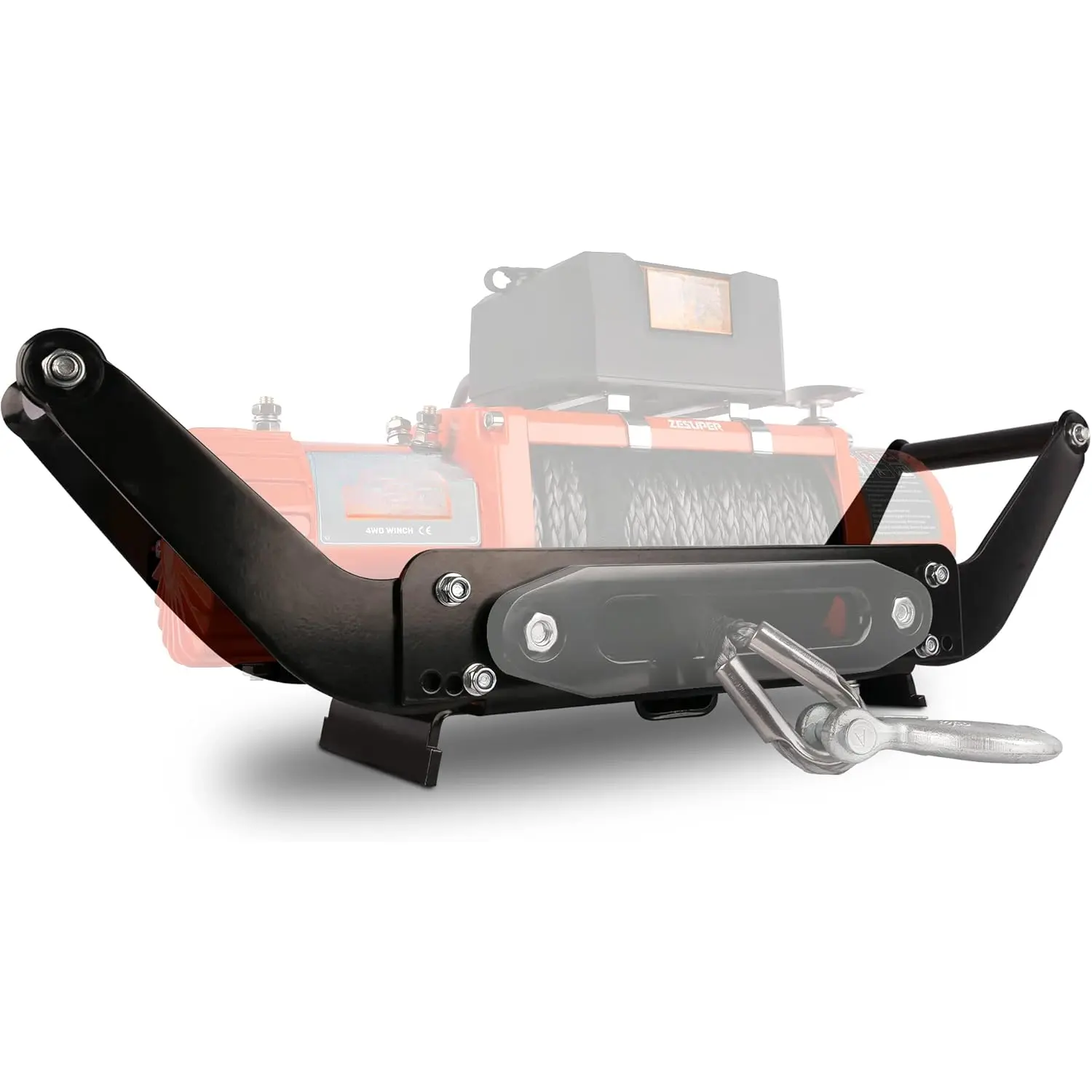 Cradle Winch Mounting Plate for  Winches 8000 lb-13000 lb Hitch Mount Winch Plate Winch Mount  Winches