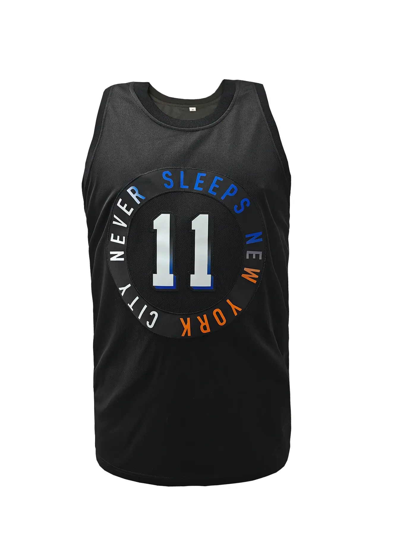 Men's New York #11 Embroidered Crew Neck Basketball Jersey, Loose Casual Breathable Comfortable Round Neck Sleeveless Sports Jersey for Outdoor Training, Basketball Clothing for Men Women Sports Top Workout Tops, Workout Gym Tops Athletic Tops