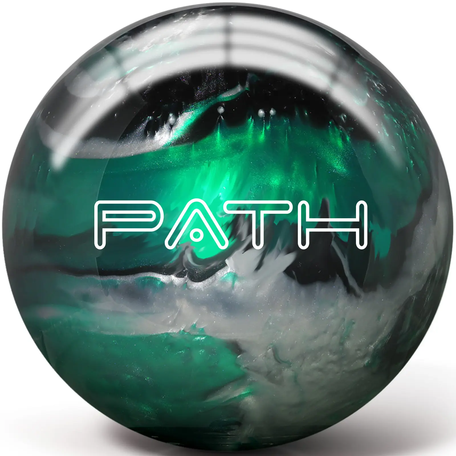 Pyramid Path Bowling Ball (Emerald/Black/Silver) Pyramid Path Bowling Ball (Emerald/Black/Silver)