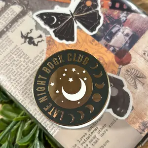 Late Night Book Club Popsocket