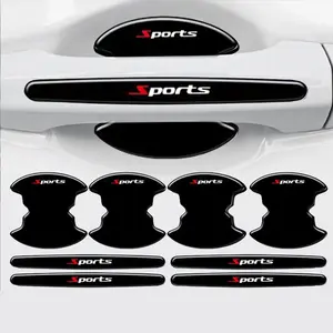 Car Door Handle Protective Sticker, Anti-scratch Rubber Car Handle Anti-scratch Sticker, Paint Protective Film, Car Exterior Accessories, Car Stickers, Car Decals