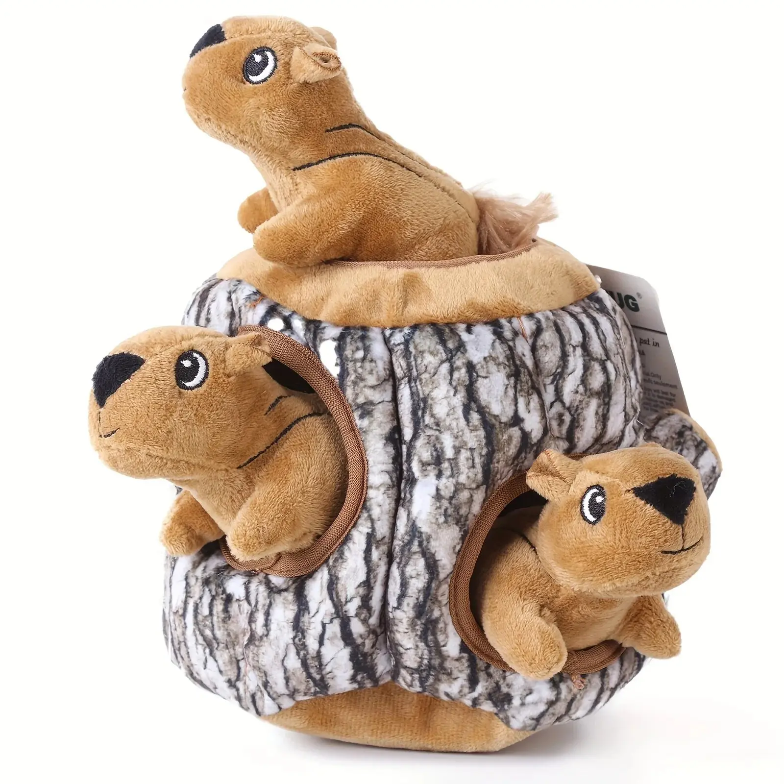 Hide-and-seek Squirrel House Dog Toy