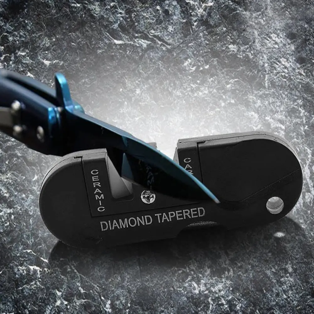 Portable 4-in-1 Knife Sharpening Tool for Outdoor Camping and Hiking, Outdoor Multifunctional Tools, Multifunctional Equipment, Lightweight Tools, Versatile Tools