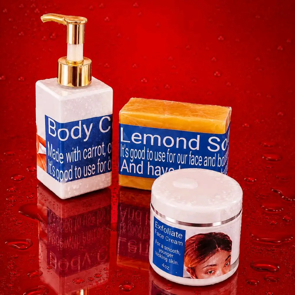 Natoulight Miniset Facial Cream, Skincare Exfoliator for Face