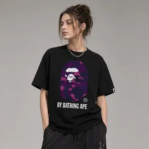 BAPE Color Camo By Bathing Ape Tee Black Purple