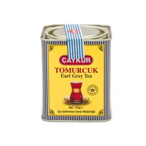 Caykur Turkish Famous Tomurcuk Earl Grey Black Tea Loose Served Almost in All Turkish Restaurants 125Gr
