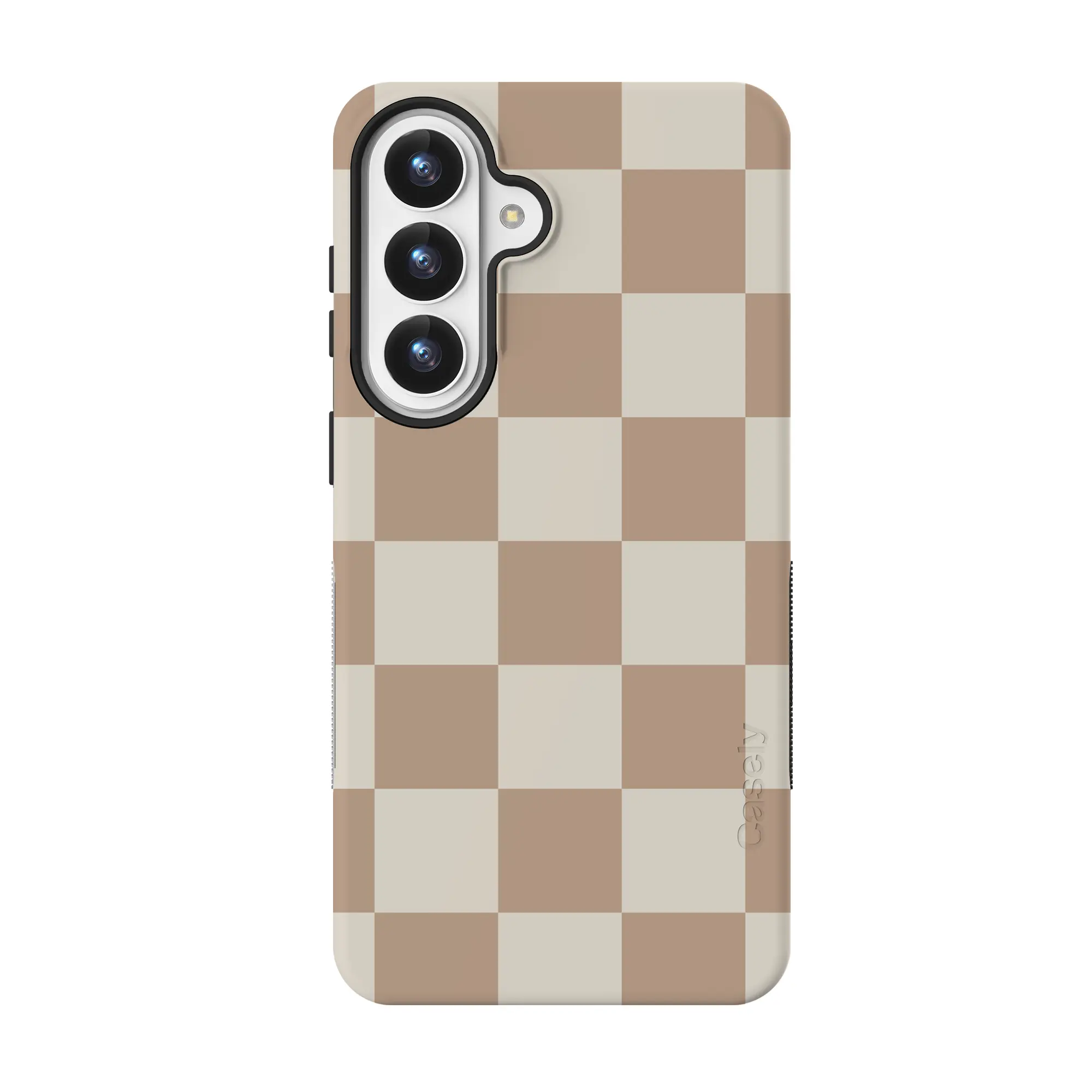 Casely Fit Check | Neutral Checkerboard Samsung Bold MagSafe Case