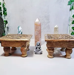 Handcrafted Wooden Altar Tables, Pentacle & Tree of Life