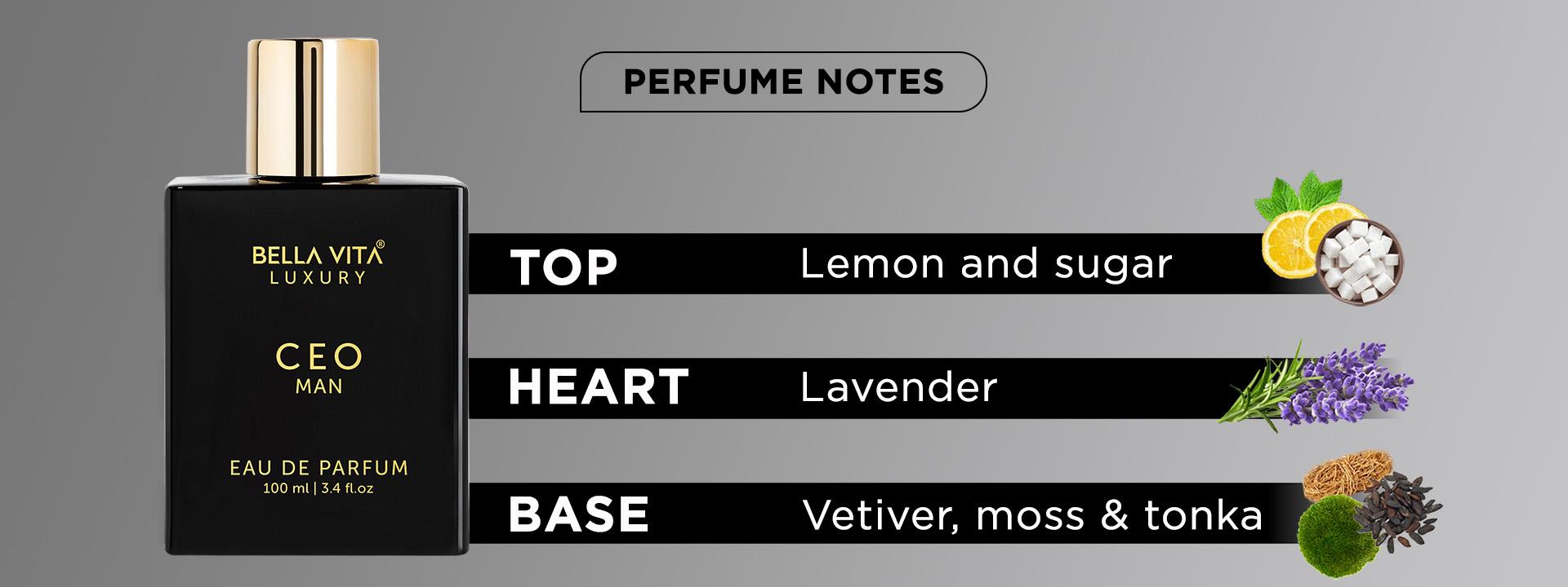 Bella Vita Luxury's CEO Man x 2 |  Eau De Parfum | Lemon, Lavender, Tonka & Agarwood | Long Lasting Perfume for Men | 15% Perfume Oil Concentration | Vegan Perfume | 3.3 Fl.oz