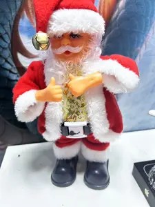 Christmas Standing Santa 40cm