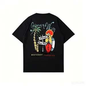 Men's Personalized Print Short Sleeve T-Shirt, Comfortable & Breathable, Suitable For Summer, Leading Fashion