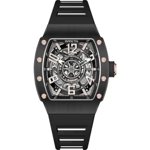 Invicta Men's Watch - S1 Rally Automatic Black Dial Silicone Rubber Strap | 69513