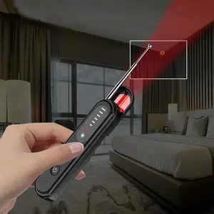 Portable Intelligent Infrared Detector, 5 Levels Sensitivity Device Detector, Bug Detector, Hidden Spy, Security Camera Detector for Hotel, Office, Home