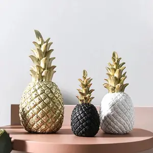 Nordic Home Decor Pineapple Ornaments - Creative Fruit Shape Desktop Living Room Decor - Wedding Gift - Home Decoration Accessories