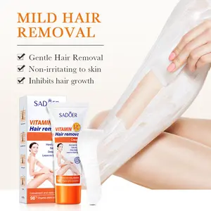 Pain-Free Bikini Hair Removal Cream for Sensitive Skin | Fast& Gentle | Aloe, Hyaluronic Acid & Citrus Fresh | Smooth Skinin Minutes | For Women & Men