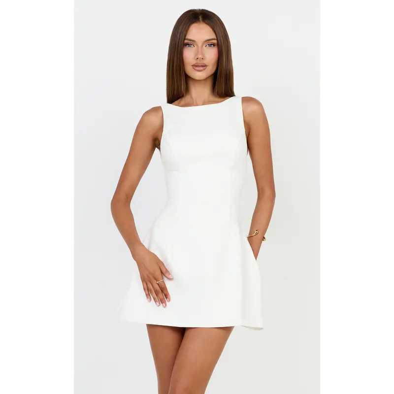 mariah white chiffon ruffle halter neck dress - TikTok Shop mariah white chiffon ruffle halter neck dress - TikTok Shop