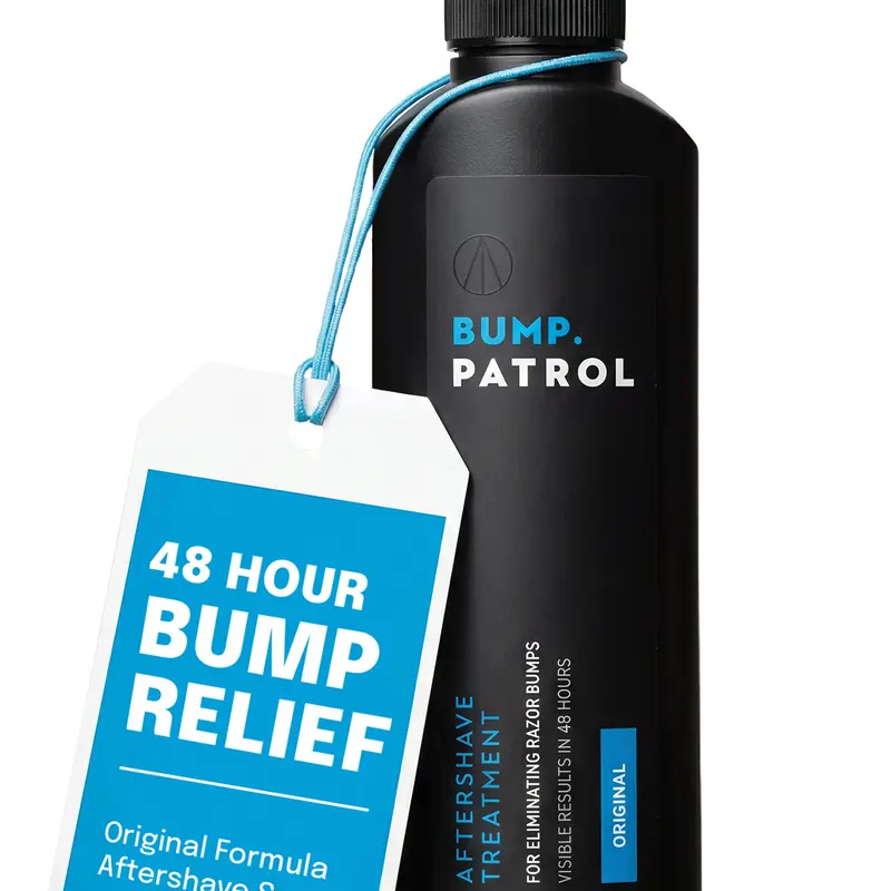 Bump Patrol Original Strength Aftershave Treatment - Helps Eliminate Razor Bumps, Razor Burn & Ingrown Hairs - 4 fl oz