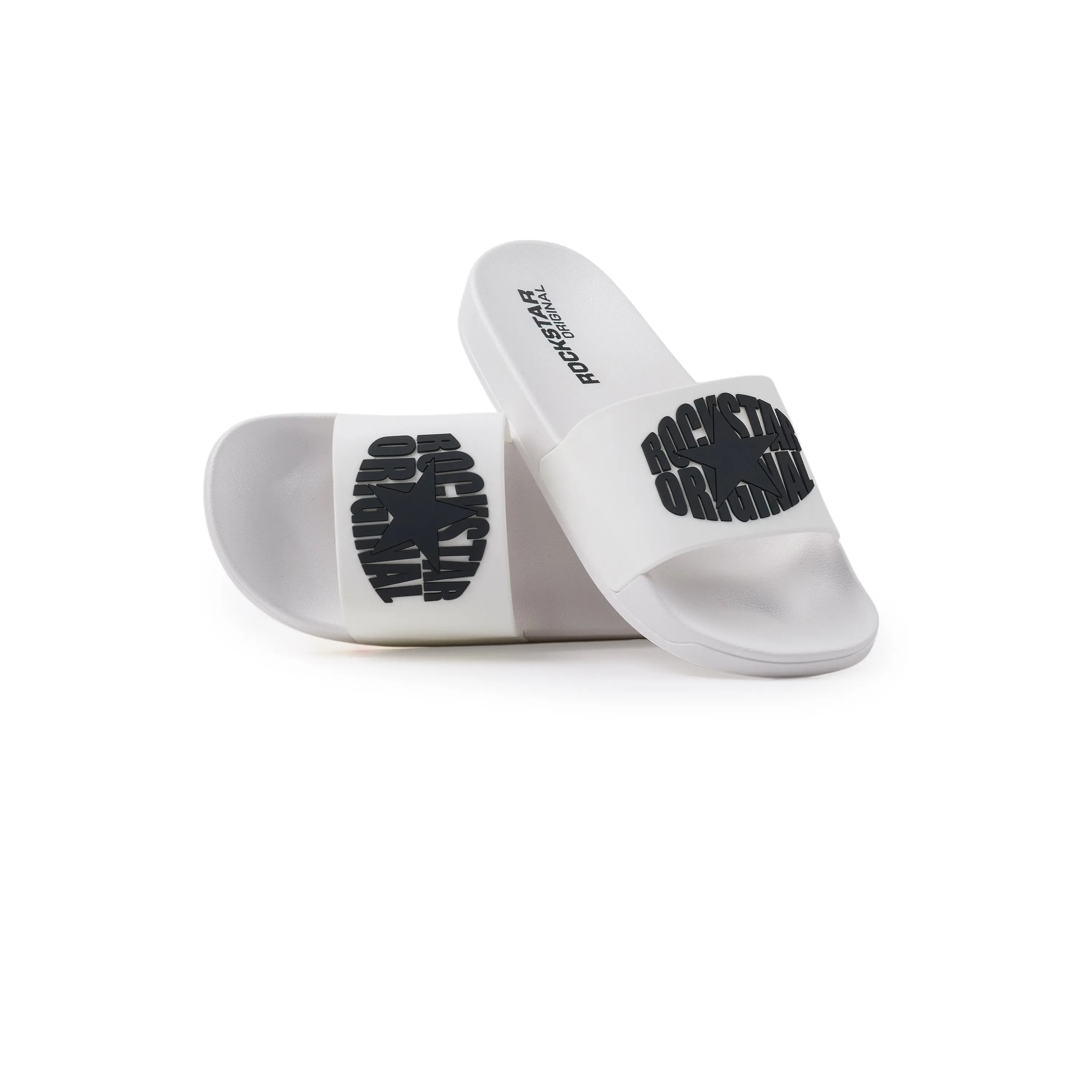 Xeno White/Black Graphic Slides Xeno White/Black Graphic Slides