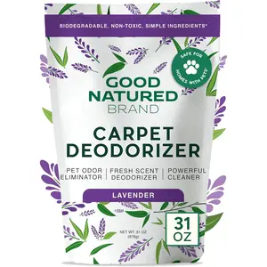 Good Natured Brand | Carpet Deodorizer & Freshener Powder | 31 oz Pet Odor Eliminator for Strong Odor & Pet Urine | Fresh Natural Lavender Scent | Safe for Homes with Pets