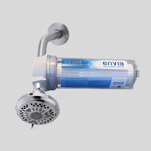 Envig CloraClear Chloramine & Hydrogen Sulfide Shower Filter for Skin Hair & Respiratory Health 1 Year Limited Warranty