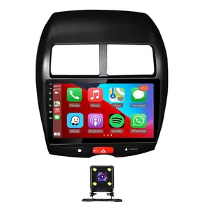 Android 13 Car Radio for 【Mitsubishi ASX Outlander Sport 2013 2014 2015】10 Inch Touch Screen Car Stereo & Carplay/Android Auto Radio WiFi Bluetooth FM/RDS Navigation Camera [2+64G/4+64G]